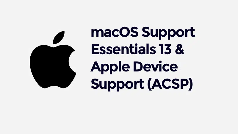 macOS Support Essentials 14 & Apple Device Support (Sonoma 101) (APL-MAC101-114)