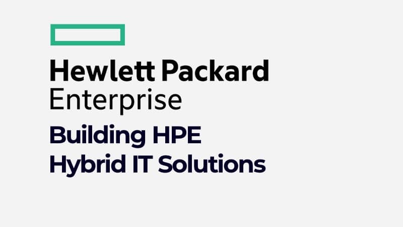 Building HPE Hybrid IT Solutions (01127445)
