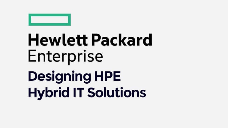 Designing HPE Hybrid IT Solutions (01122327)