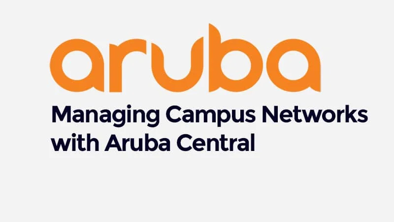 Network Management with HPE Aruba Networking Central (AOS-8) (0001196342)
