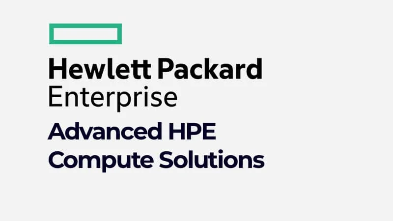 Advanced HPE Compute Solutions (0001131487)