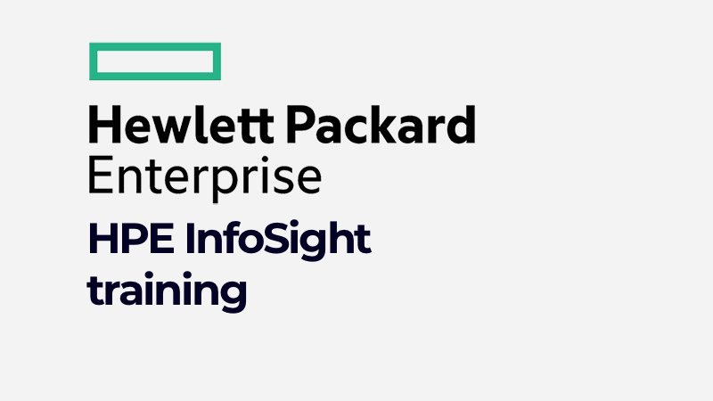 HPE InfoSight Training