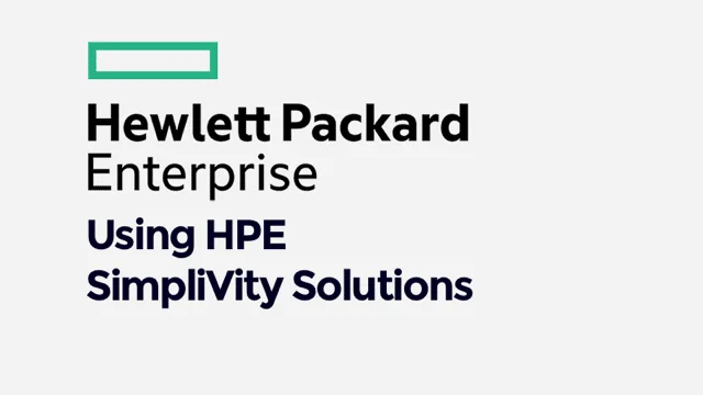 Using HPE SimpliVity Solutions (0001131290)