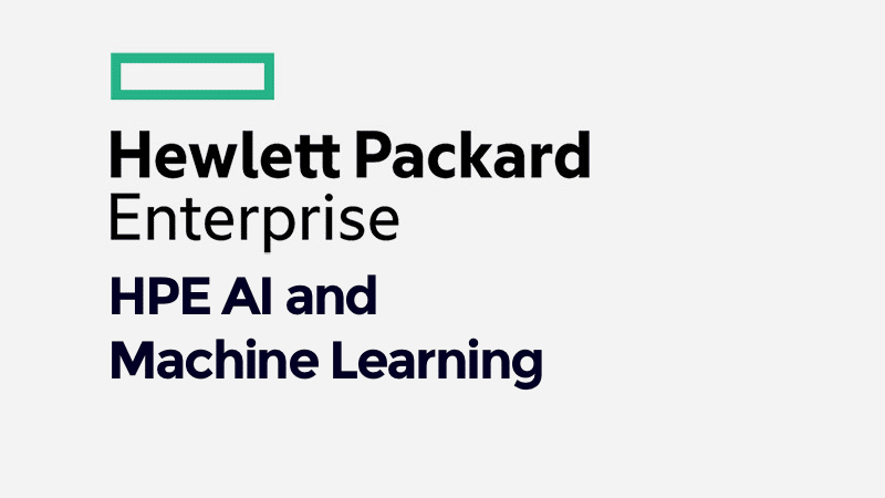 HPE AI and Machine Learning (0001205272)