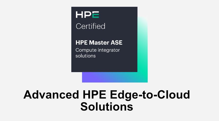 Advanced HPE Edge-to-Cloud Solutions